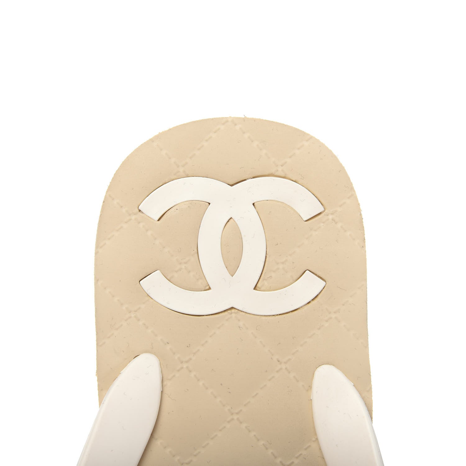 Chanel PVC Camellia Thong Sandals 36 Ivory 8 of 8