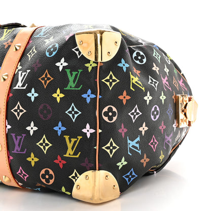 Louis Vuitton Monogram Multicolor Keepall 45 Black 8 of 25