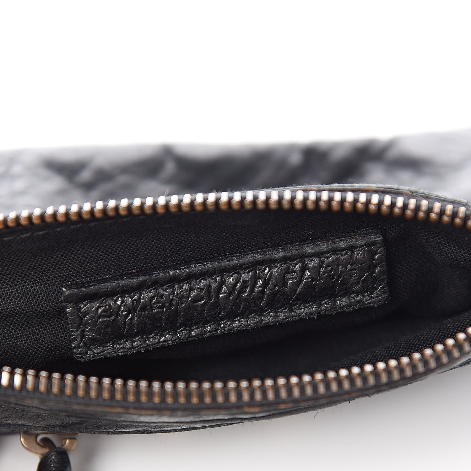 Balenciaga Agneau Classic Gold Hardware M Porte-Monnaie Coin Purse Black 6 of 7