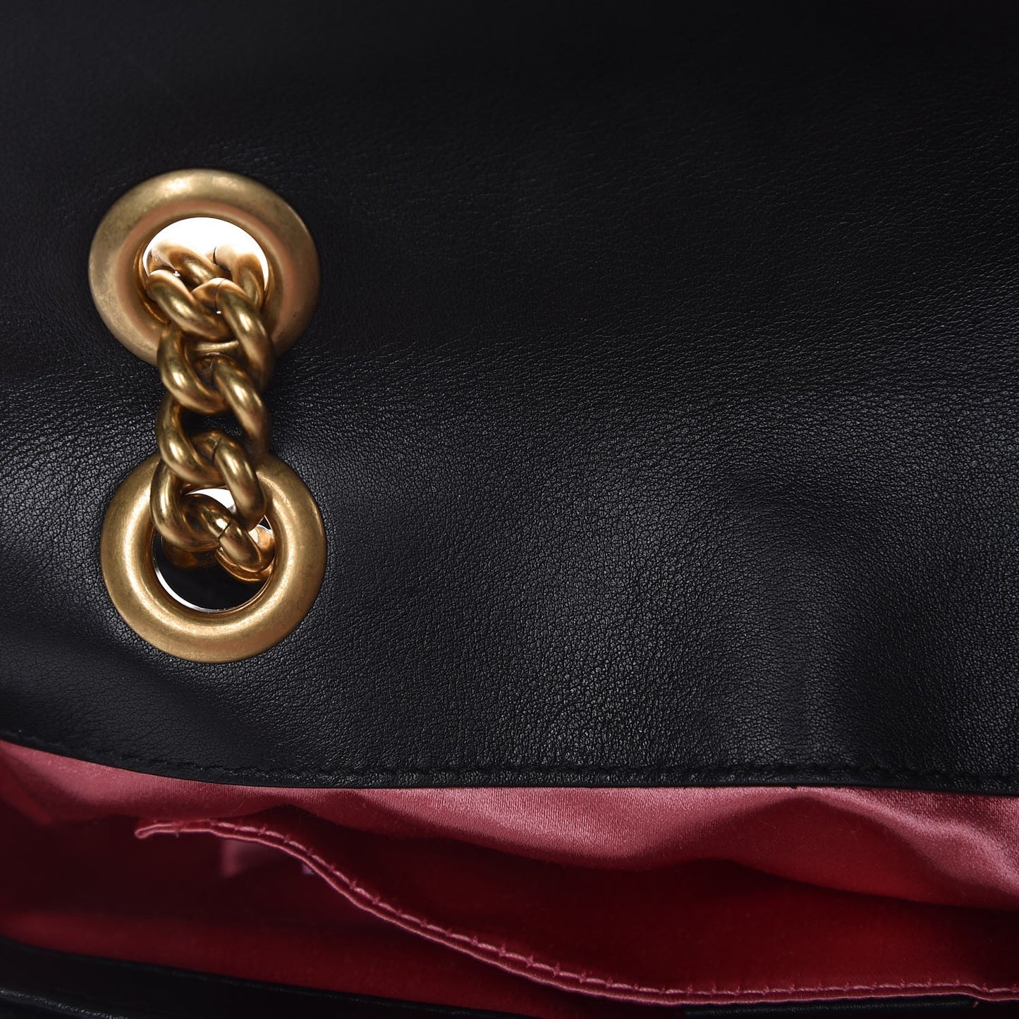 Velvet Matelasse Mini GG Marmont Shoulder Bag Black