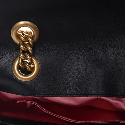 Gucci Velvet Matelasse Mini GG Marmont Shoulder Bag Black 8 of 8