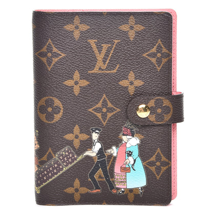 Louis Vuitton Monogram Illustre Small Ring Agenda Rose 1 of 7