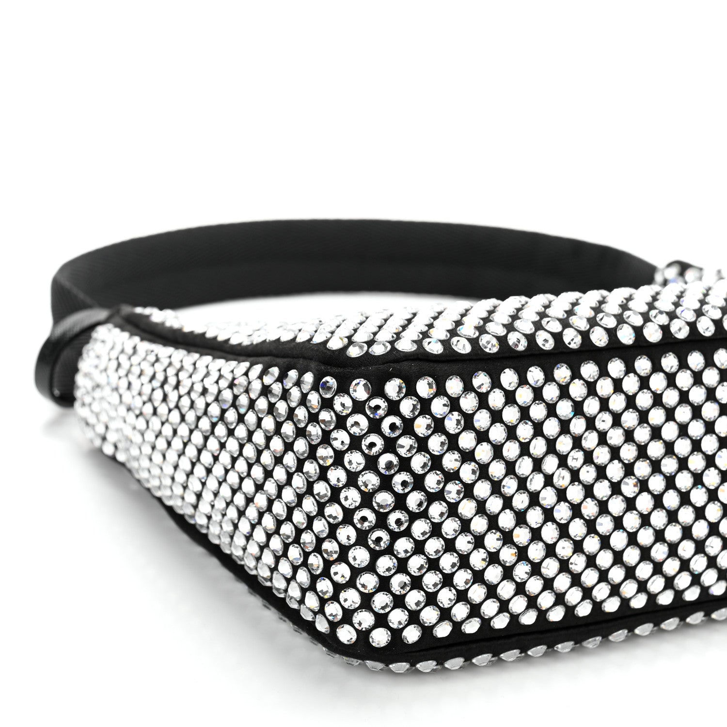 Prada Satin Crystal Mini Re-Edition 2000 Bag Cristal 9 of 10