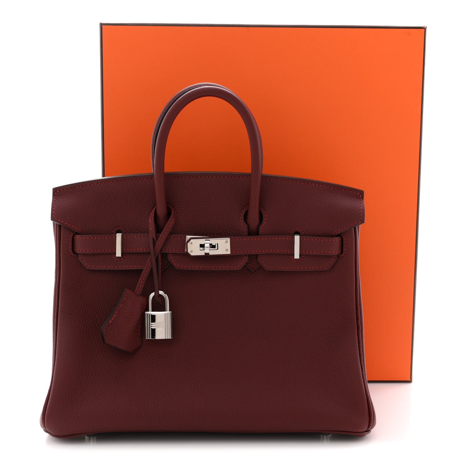 Hermes Togo Birkin 25 Rouge H 12 of 12