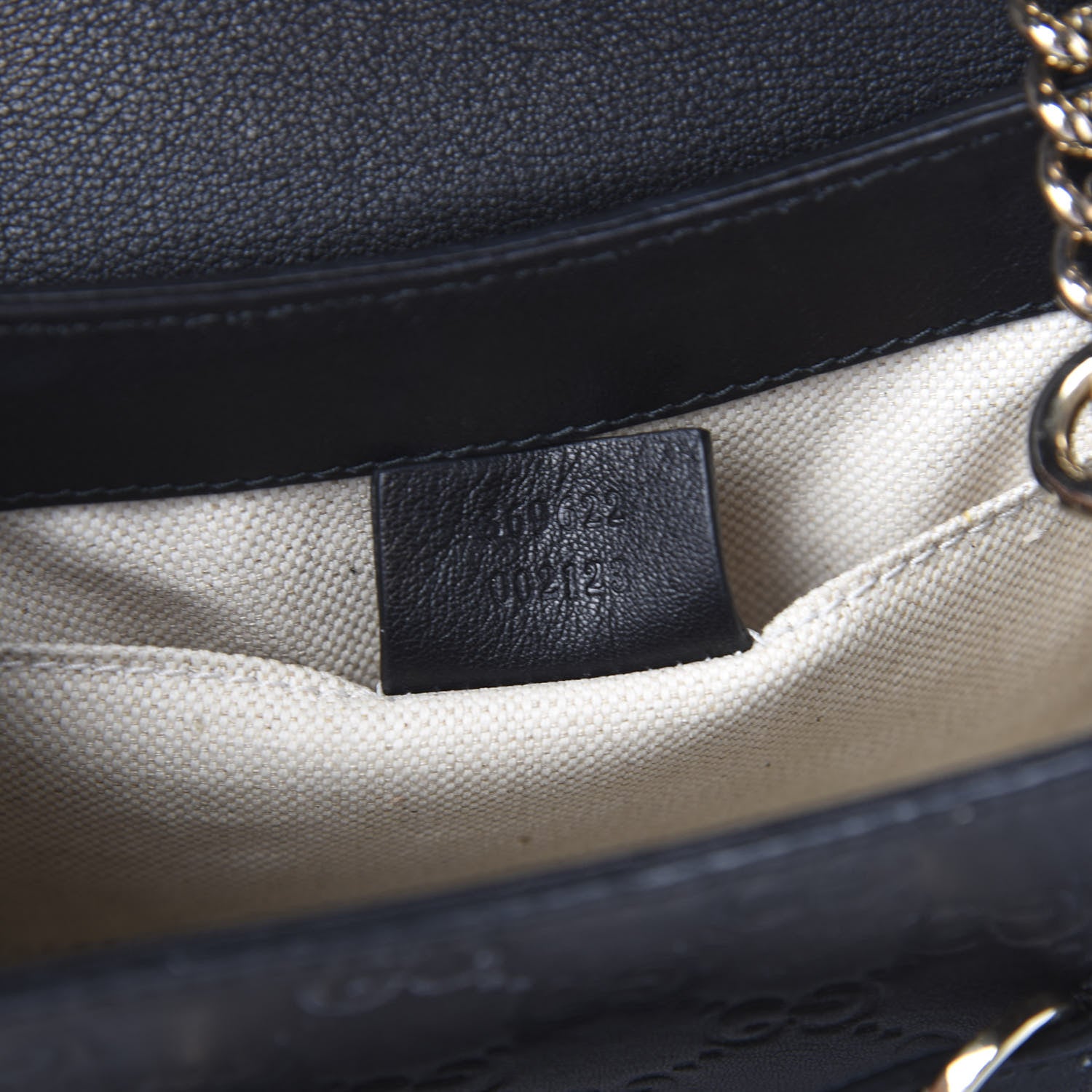 Gucci Guccissima Mini Emily Shoulder Bag Black 6 of 10