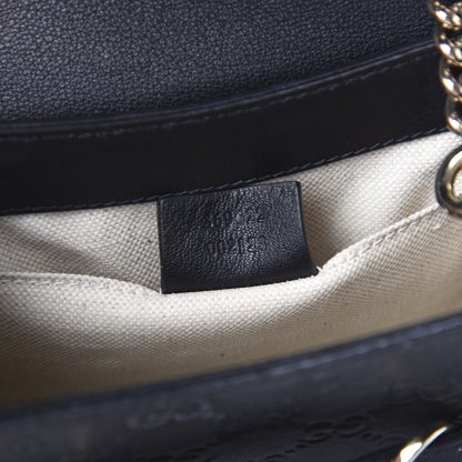 Gucci Guccissima Mini Emily Shoulder Bag Black 6 of 10