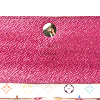 Louis Vuitton Monogram Multicolor Sarah Wallet White Eglantine 6 of 13