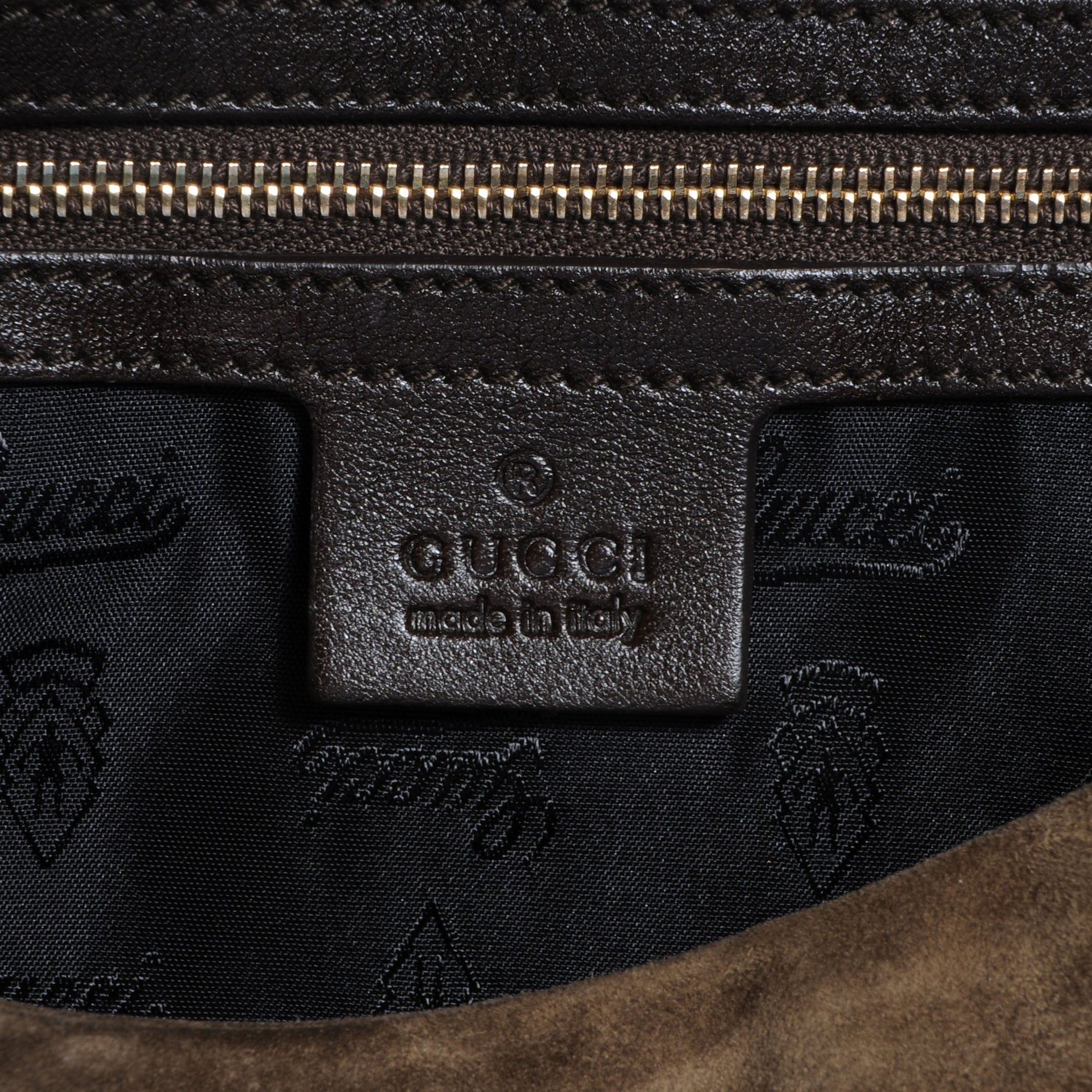 Gucci Suede Medium Hysteria Hobo Grey 6 of 8