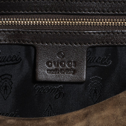Gucci Suede Medium Hysteria Hobo Grey 6 of 8