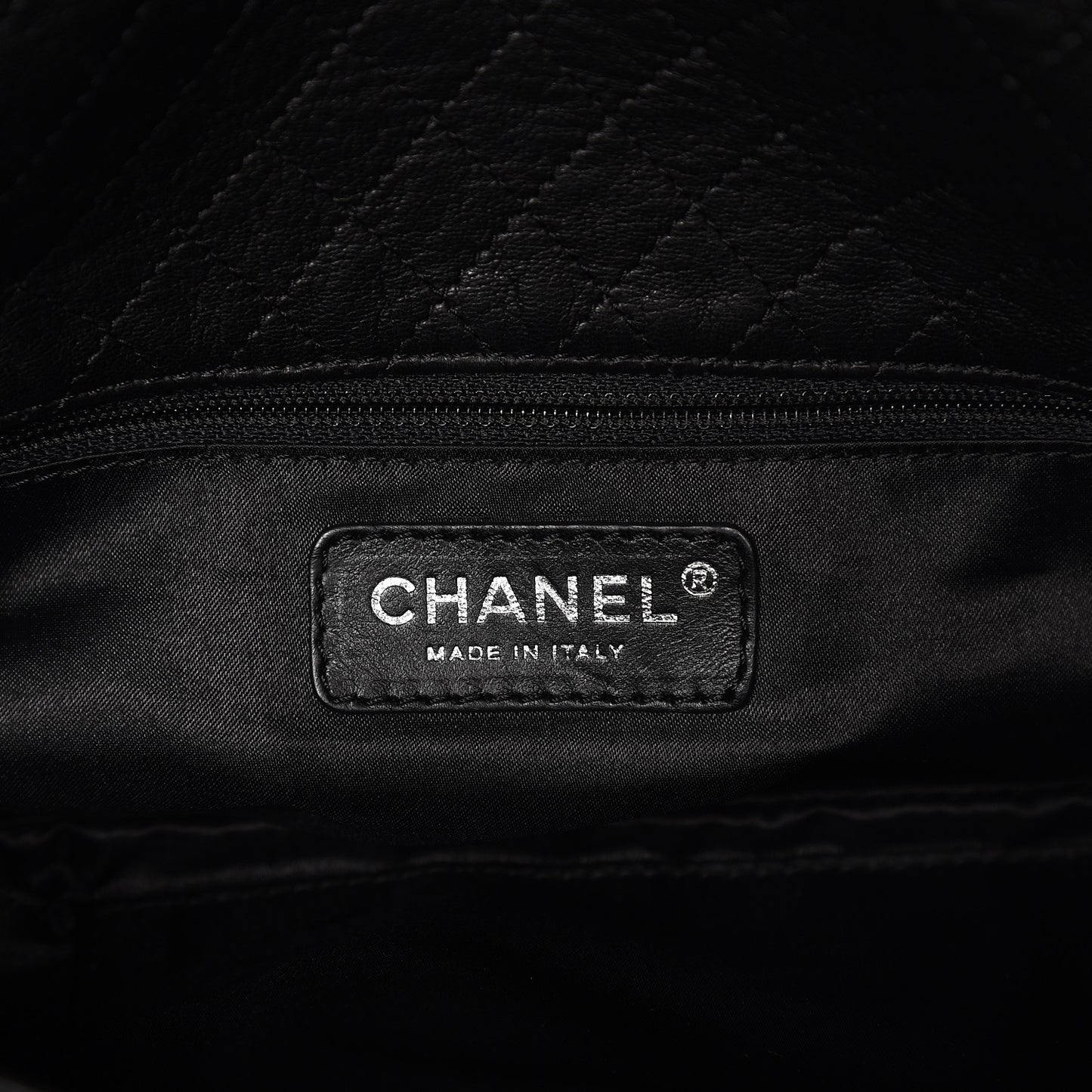 Lambskin Medium Soft and Chain Flap Black