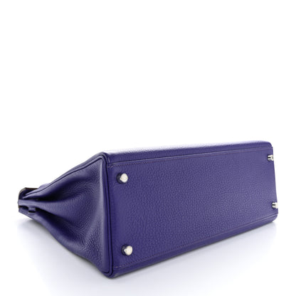 Hermes Togo Kelly Retourne 35 Iris 4 of 10