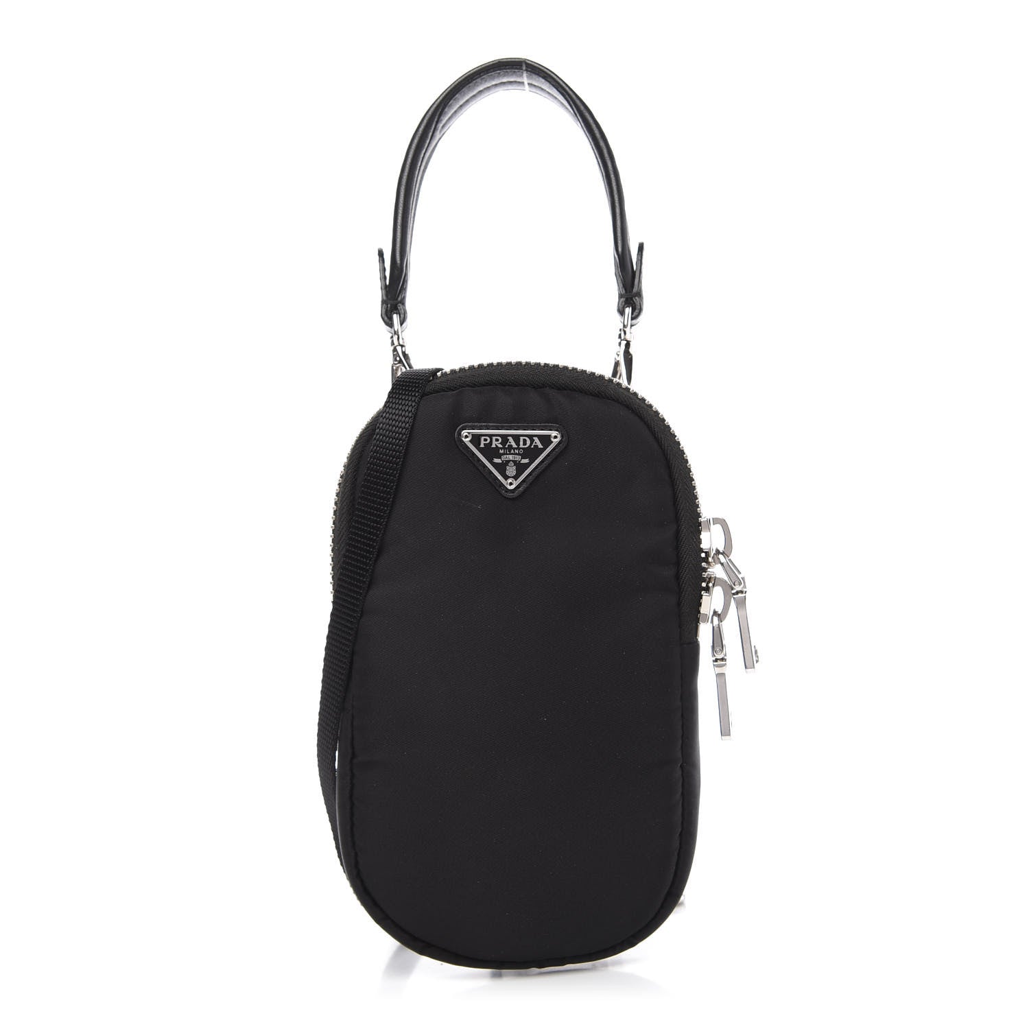 Prada Tessuto Nylon Pocket Mini Bag Black 1 of 10