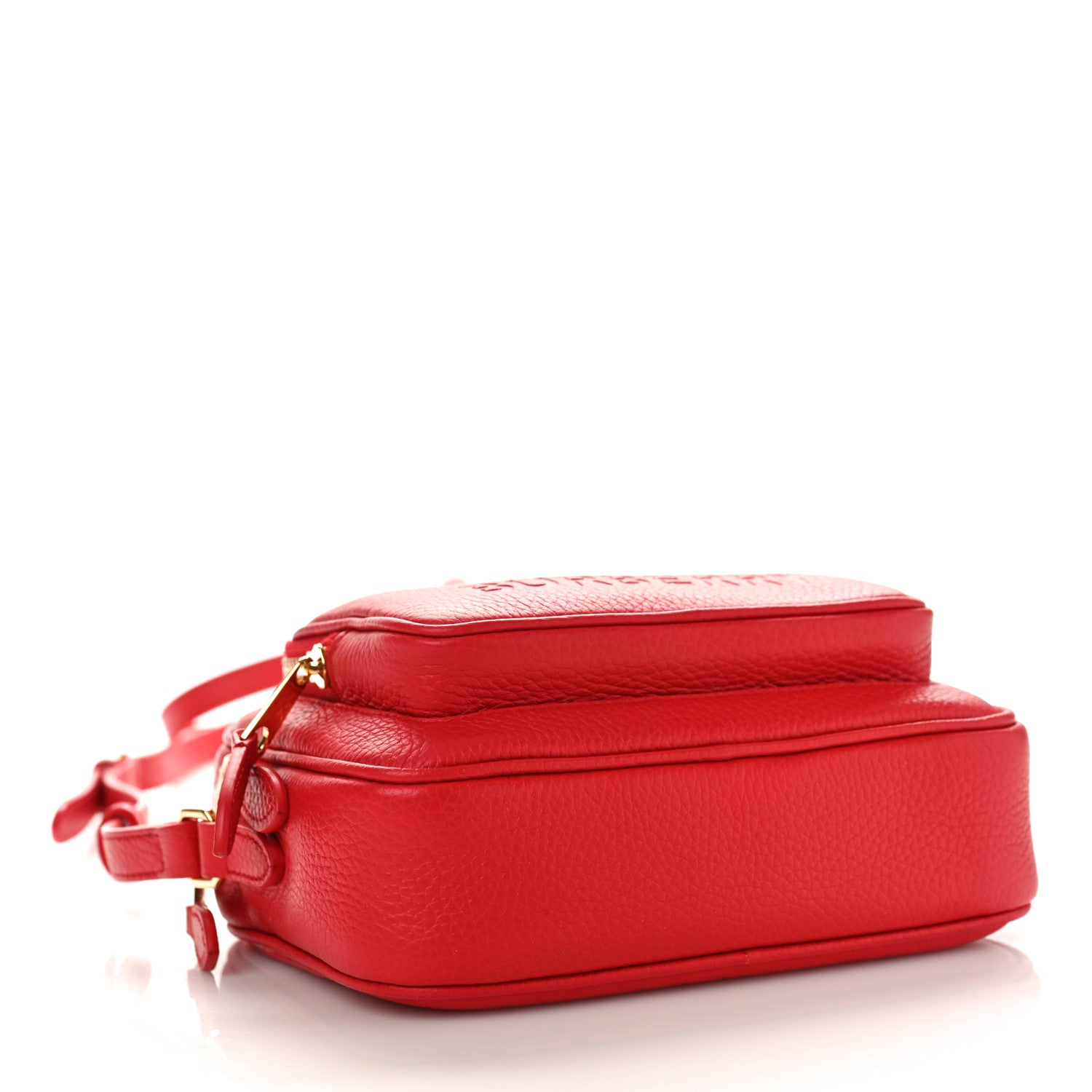 Burberry Grained Calfskin Small Camera Bag Red 4 of 10