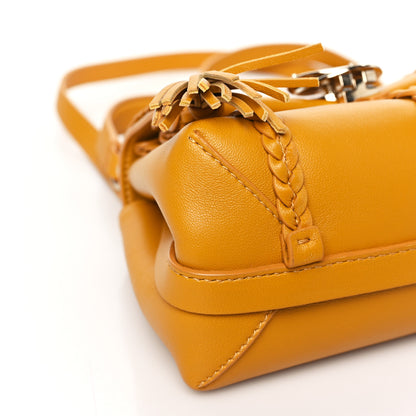 Chloe Smooth Calfskin Mini Penelope Soft Shoulder Bag Golden Yellow 8 of 9