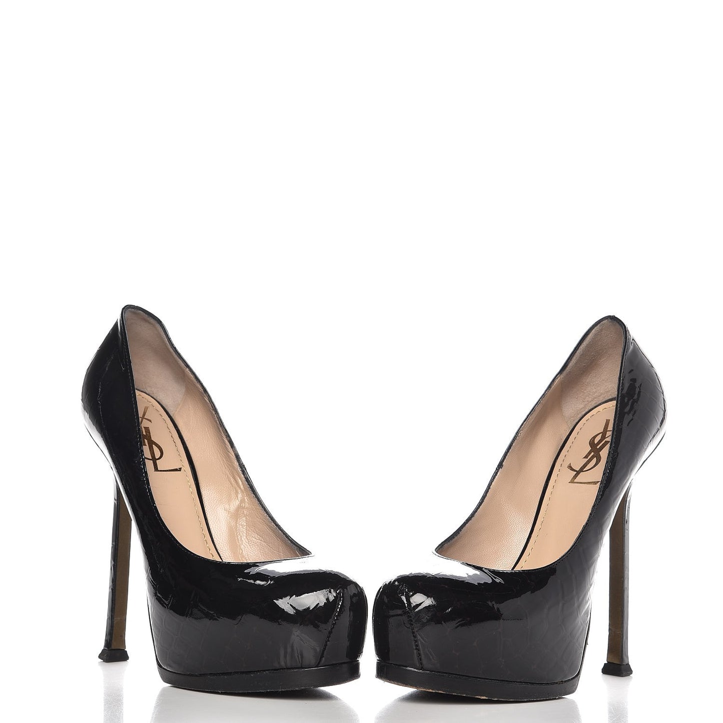 Vitello Vernice Tribtoo 105 Pumps 35 Black