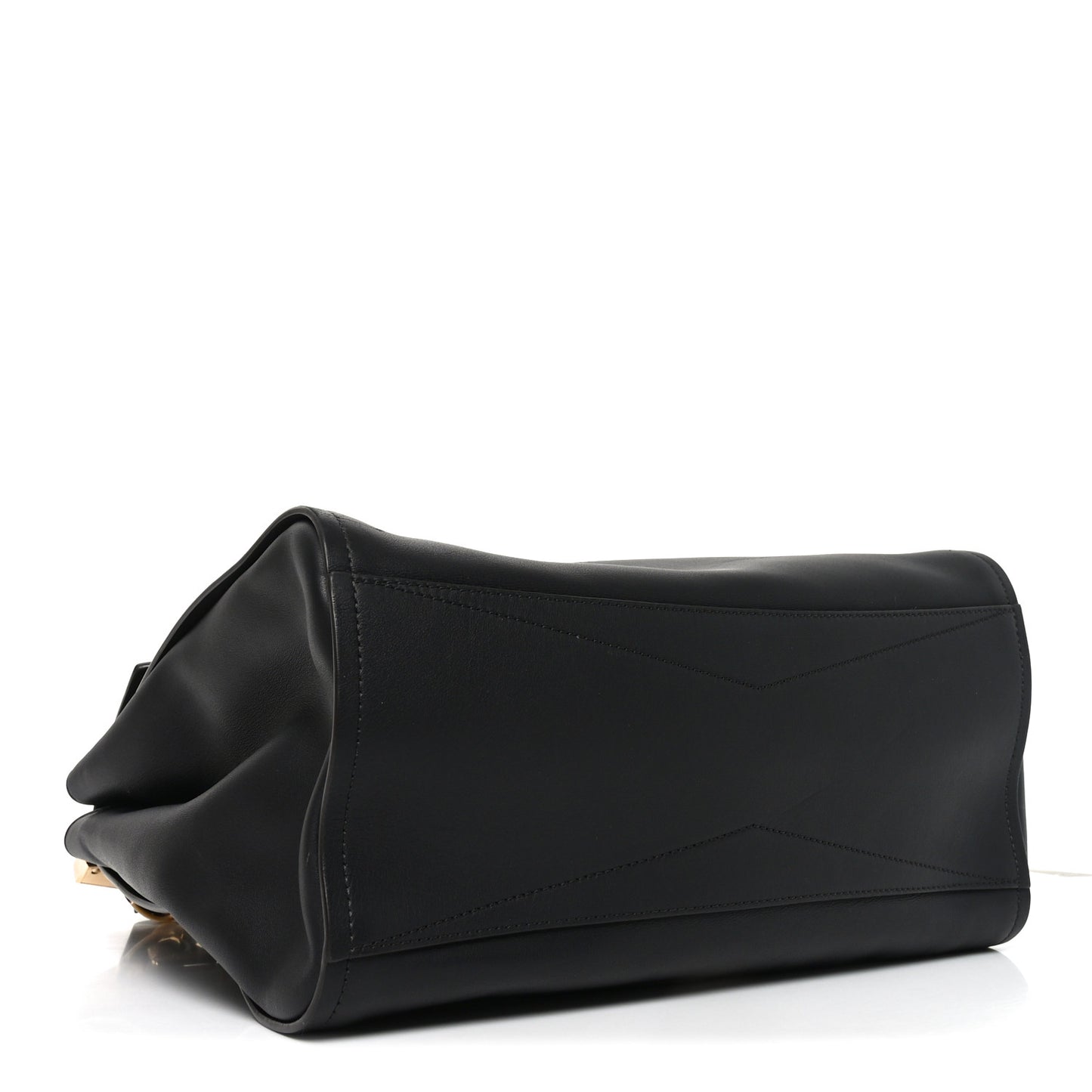 Calfskin Medium Mystic Shoulder Bag Black