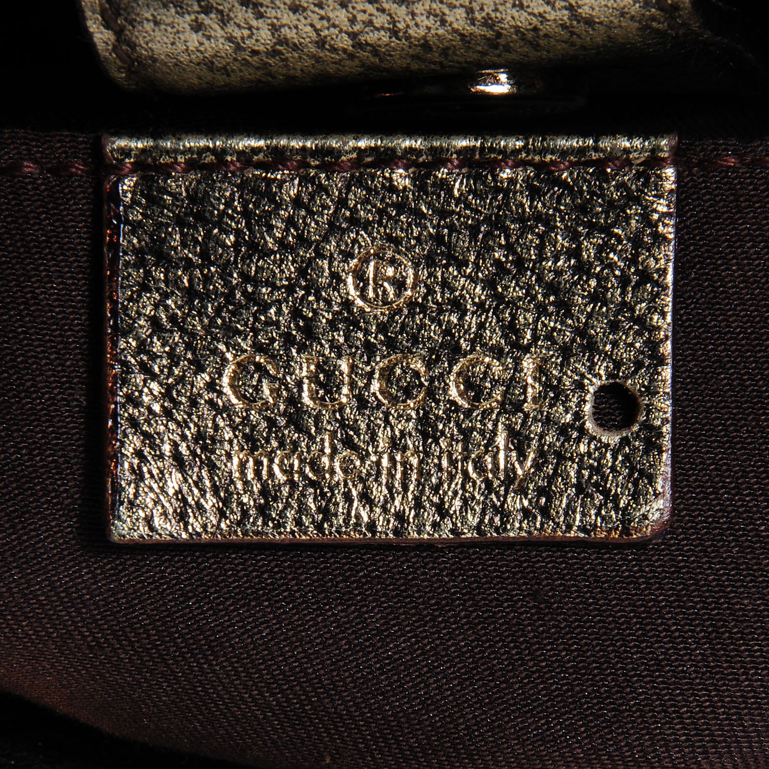 Gucci Monogram Bamboo Chain Tom Ford Shoulder Bag Metallic 6 of 7