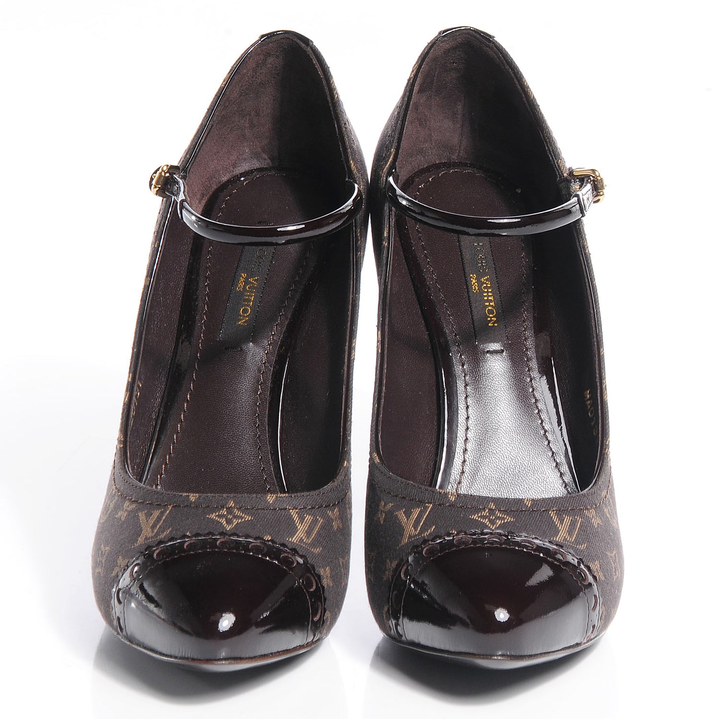 Monogram Idylle Romance Strap Pump Fusain 36