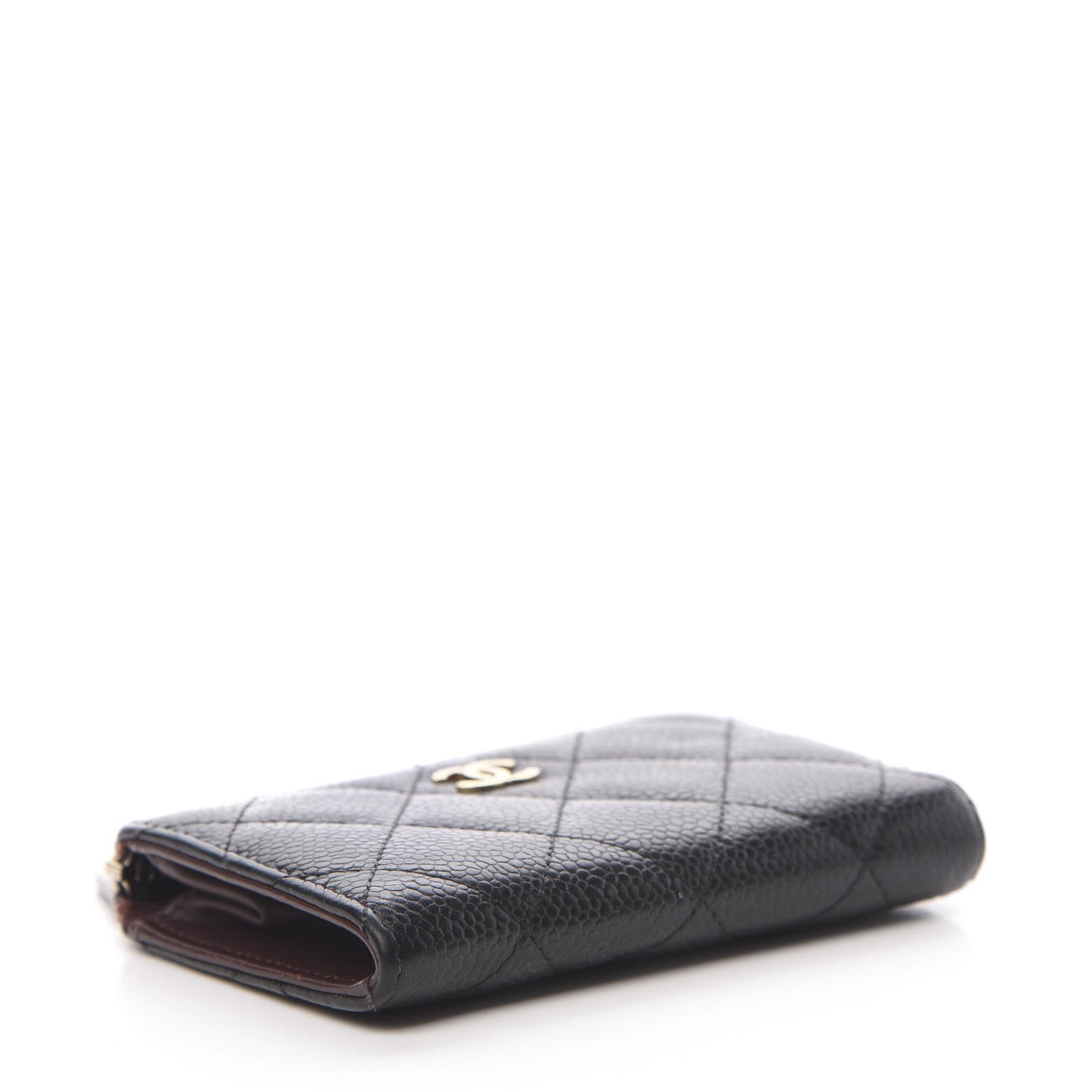 Chanel Caviar Quilted Zipped Key Holder Case Black 4 of 10