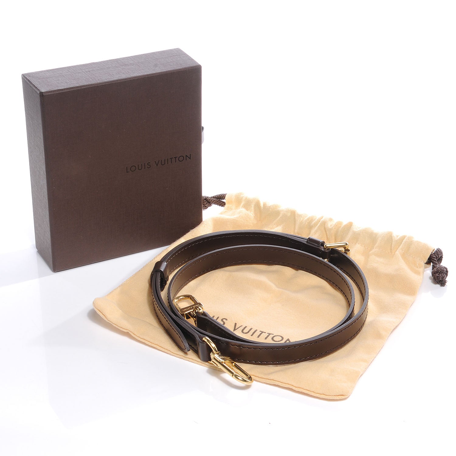 Louis Vuitton Bandouliere Shoulder Strap Brown 3 of 5