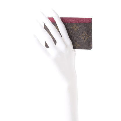 Louis Vuitton Monogram Card Holder Fuchsia 2 of 8