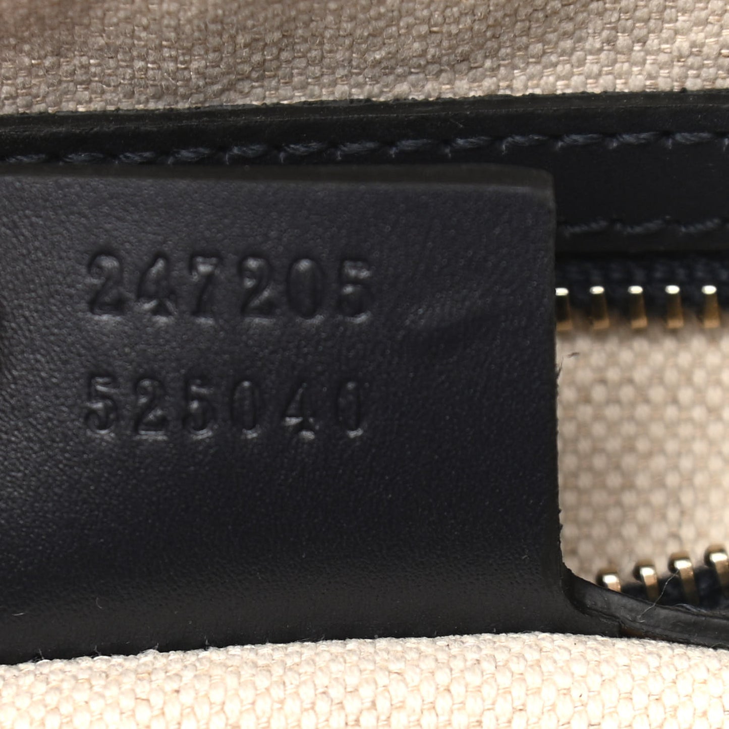 Monogram Selleria Calfskin Vintage Web Medium Boston Beige Blue