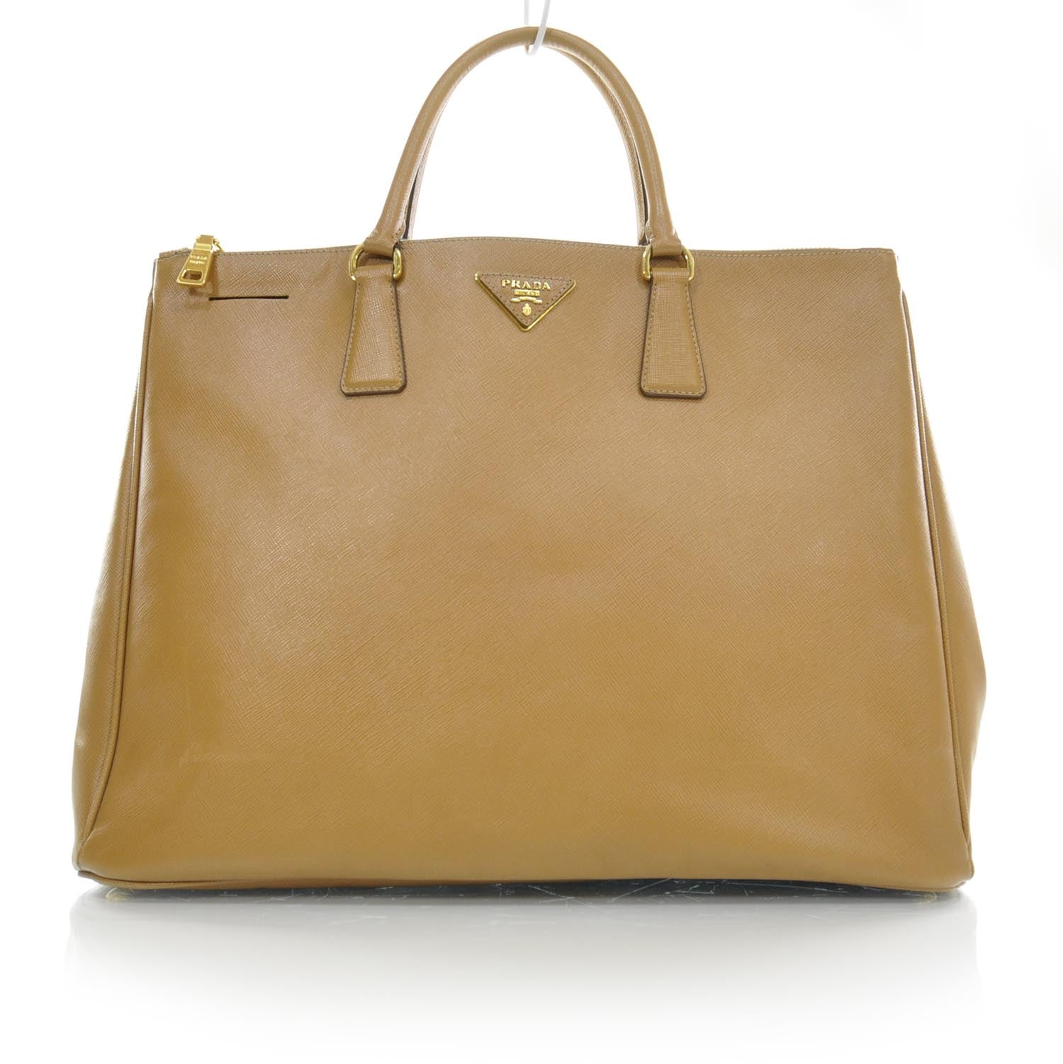 Prada Saffiano Lux Tote Caramel 1 of 9