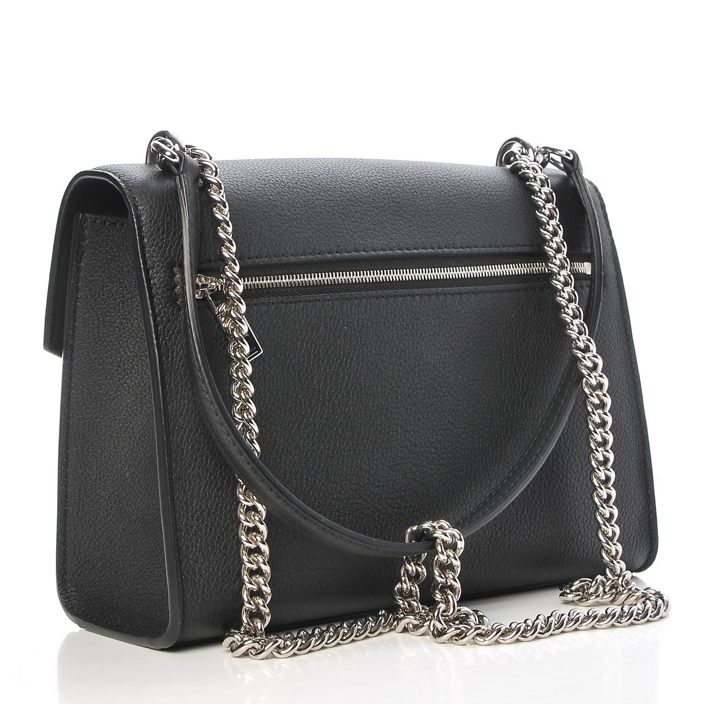 Soft Calfskin My Lockme Chain Bag BB Black