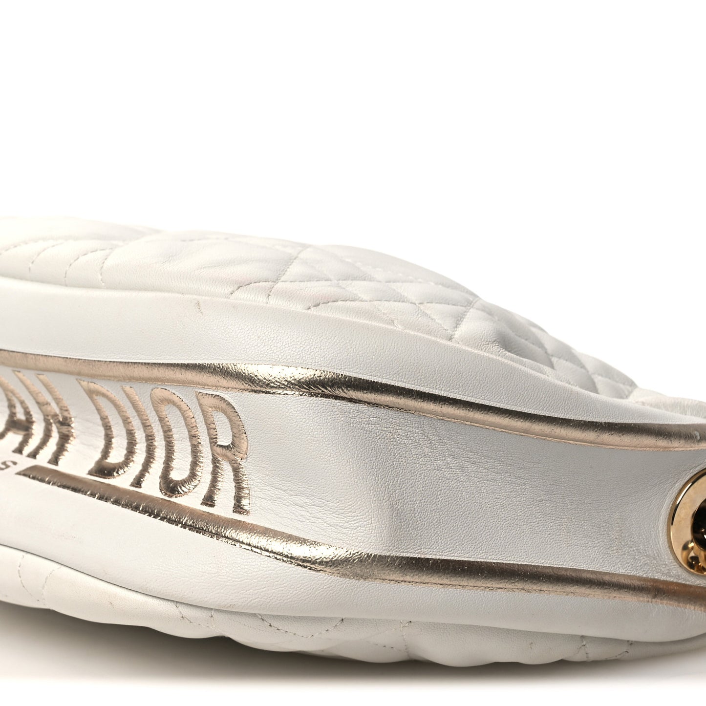 Lambskin Cannage Medium Dior Vibe Hobo Bag Latte