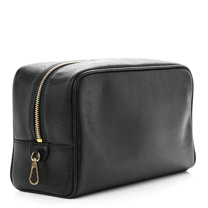 Chanel Caviar Timeless CC Cosmetic Pouch Bag Black 3 of 13