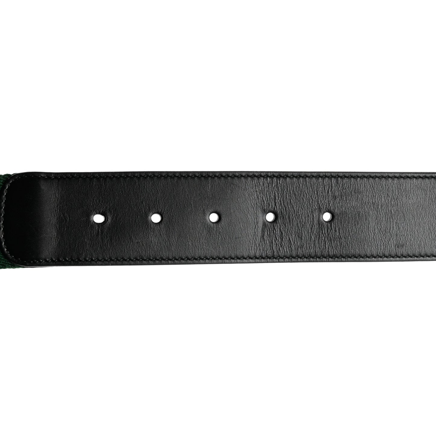 Nylon Calfskin Double G Web 40mm Belt 85 34 Green Red Black