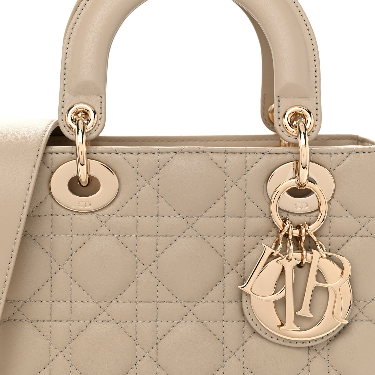 Christian Dior Lambskin Cannage Small My ABCDior Lady Dior