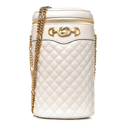 Gucci Calfskin Trapuntata Zumi Belt Bag Off White 1 of 13