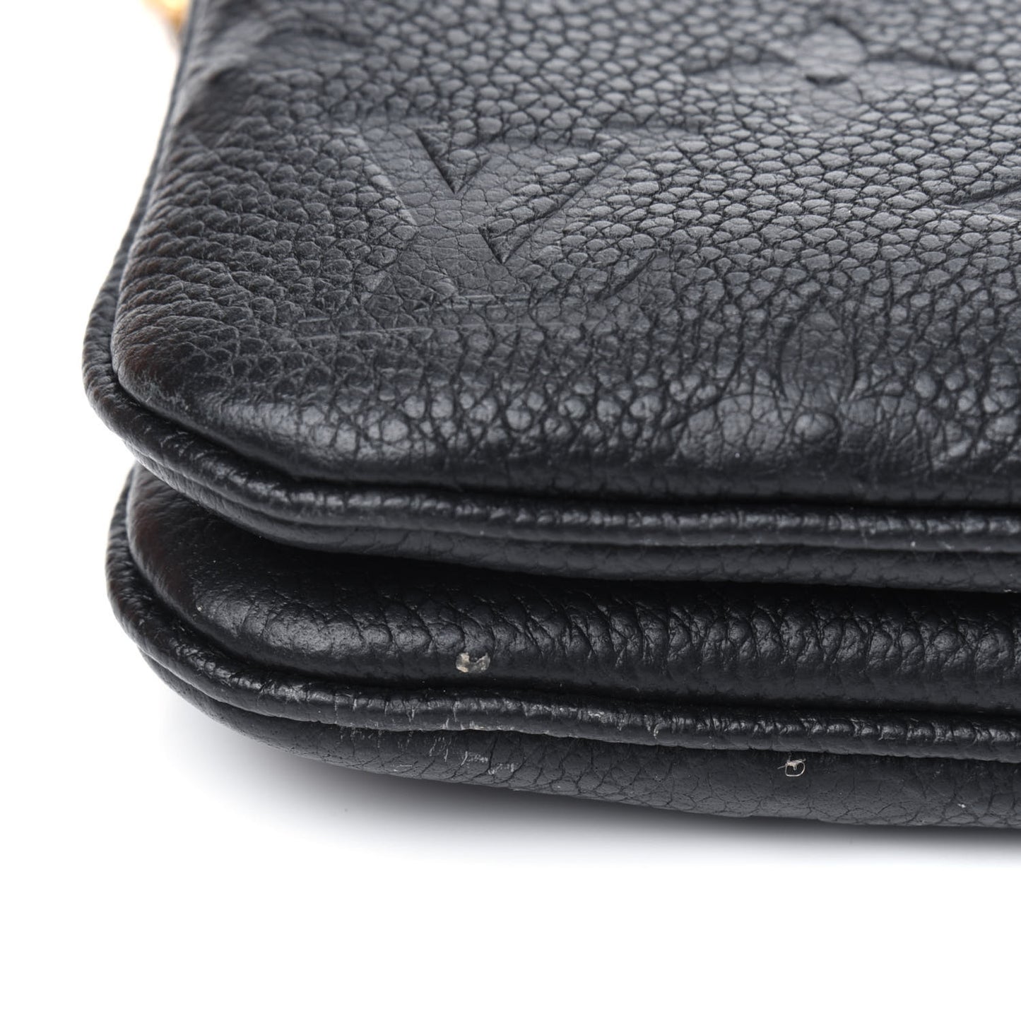 Empreinte Double Zip Pochette Black