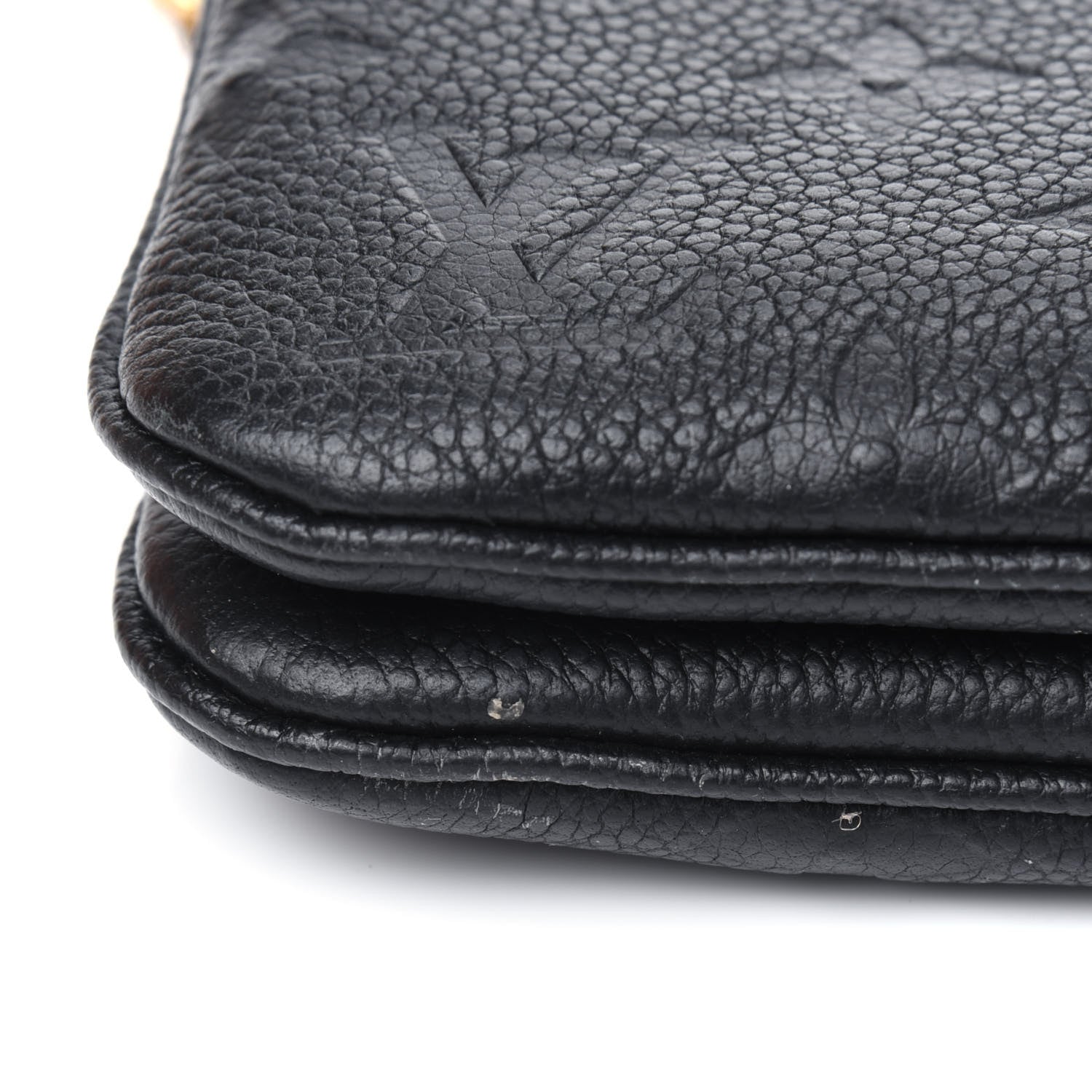 Louis Vuitton Empreinte Double Zip Pochette Black 14 of 17