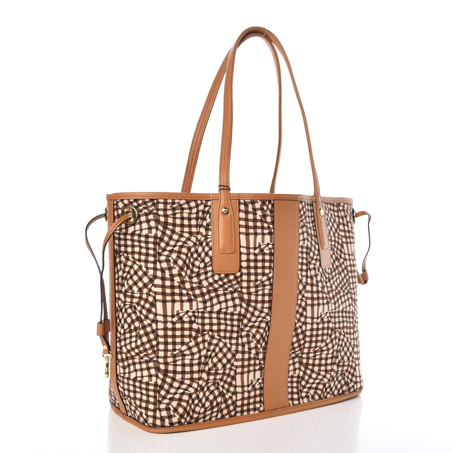 Visetos Medium Liz Reversible Shopper Tote Cognac