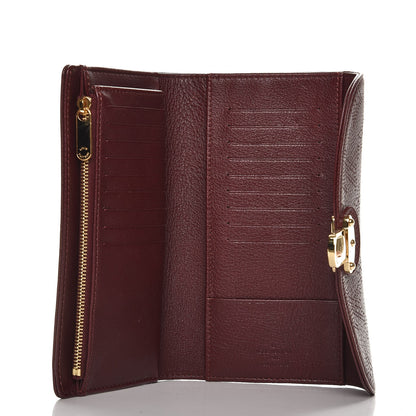 Louis Vuitton Mahina Amelia Wallet Bordeaux 5 of 7