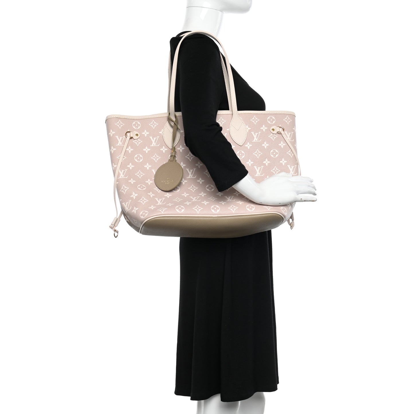Empreinte Monogram Spring In The City Neverfull MM Kaki Beige Cream