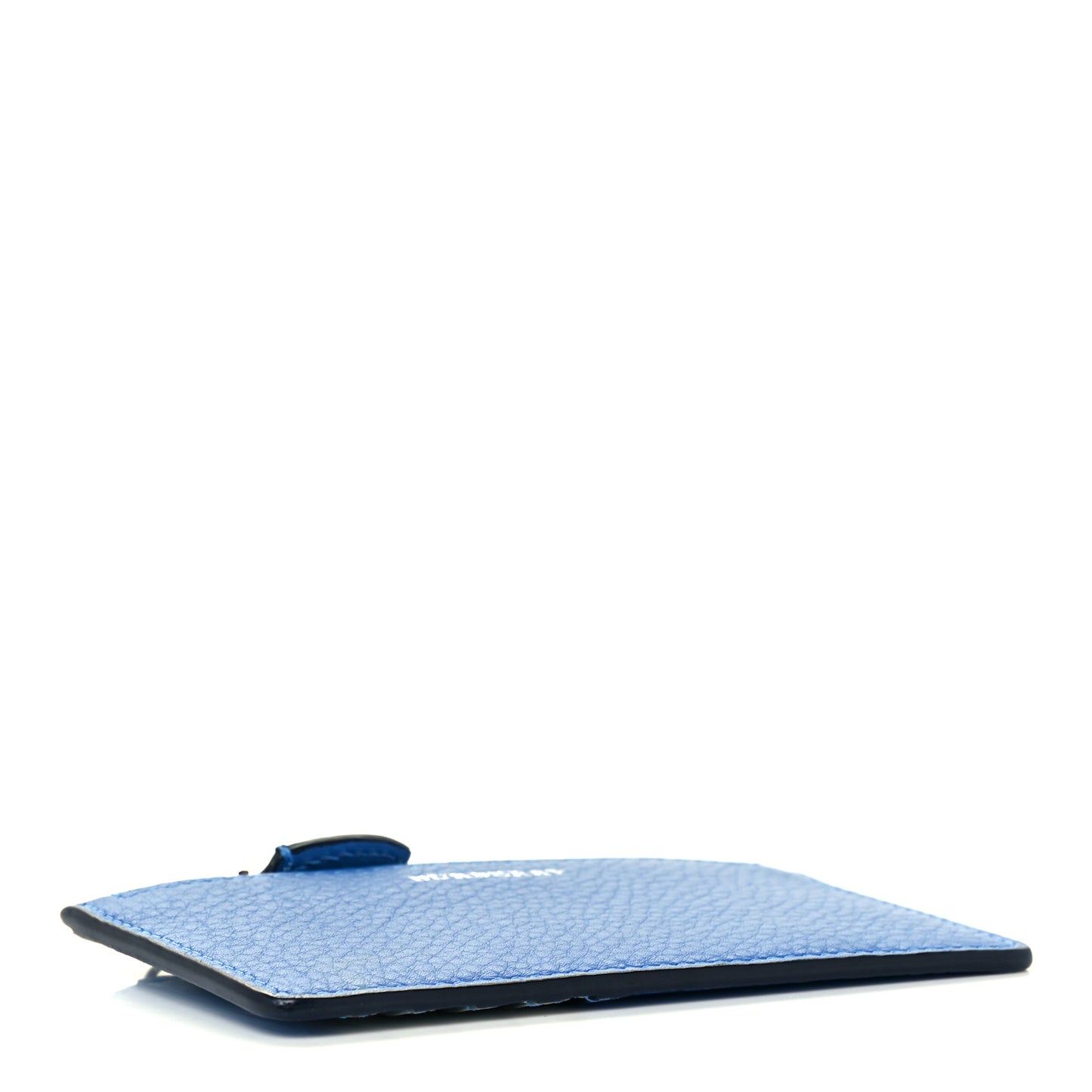 Calfskin Somerset Coin Case Card Holder Blue Grey
