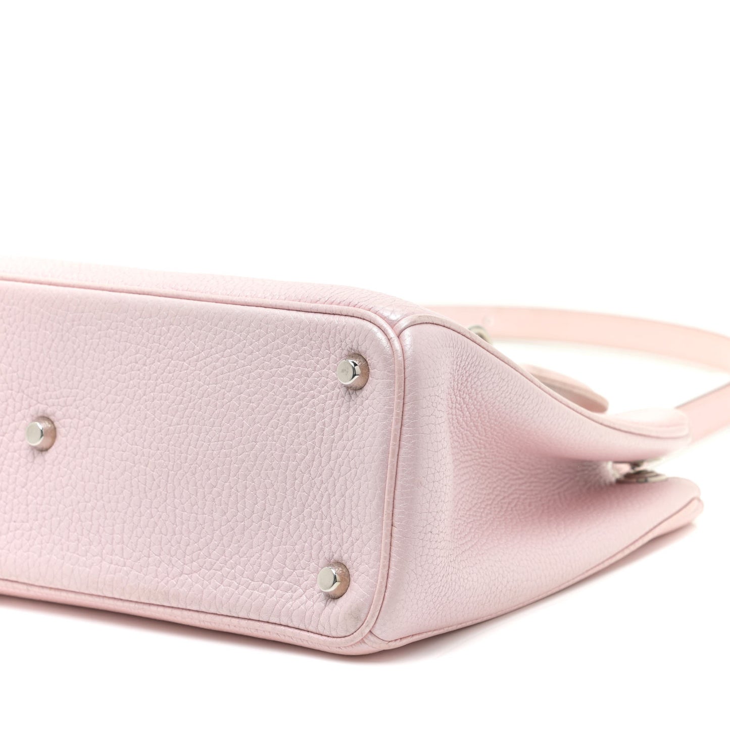 Metallic Bullcalf Medium Diorissimo Tote Pink