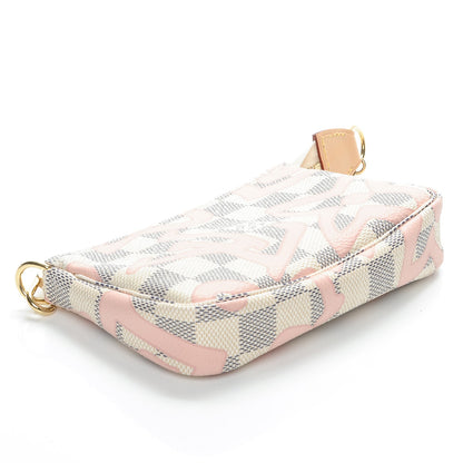 Louis Vuitton Damier Azur Tahitienne Mini Pochette Accessories 4 of 7