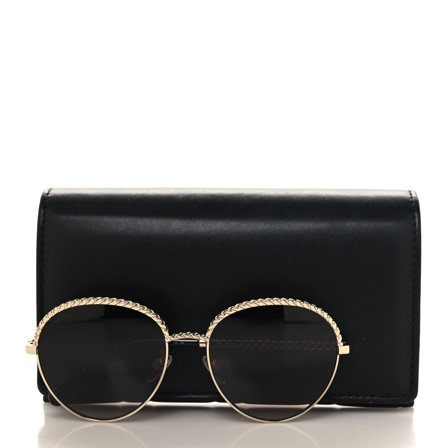 Chanel Chain Pantos Sunglasses 4242 Gold Brown 7 of 7