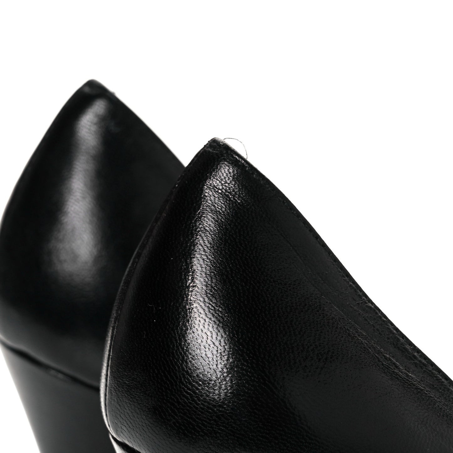 Nappa Grosgrain Lavalliere 100 Pumps 38 Black
