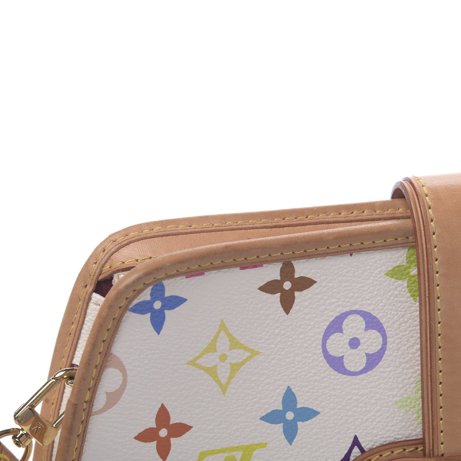 Louis Vuitton Monogram Multicolor Shirley White 11 of 12