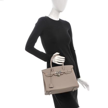 Hermes Togo Birkin 30 Gris Tourterelle 2 of 24