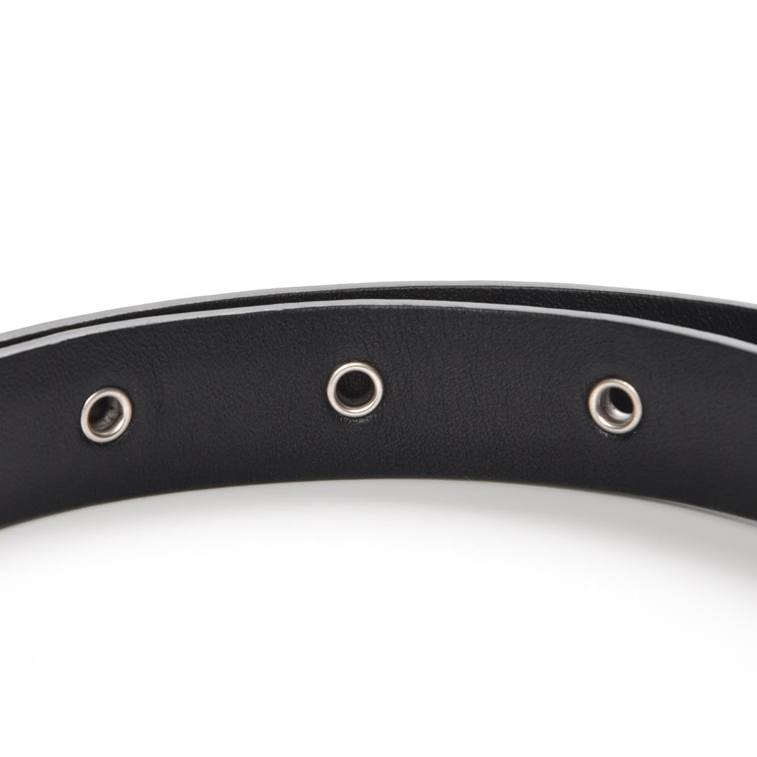Chanel Glitter Calfskin CC Logo Skinny Belt 80 32 Charcoal 4 of 9