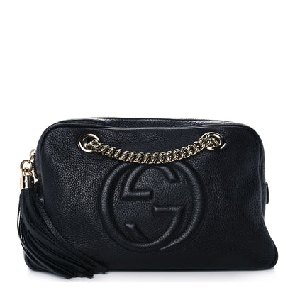 Gucci Pebbled Calfskin Small Soho Bowler Black 1 of 12