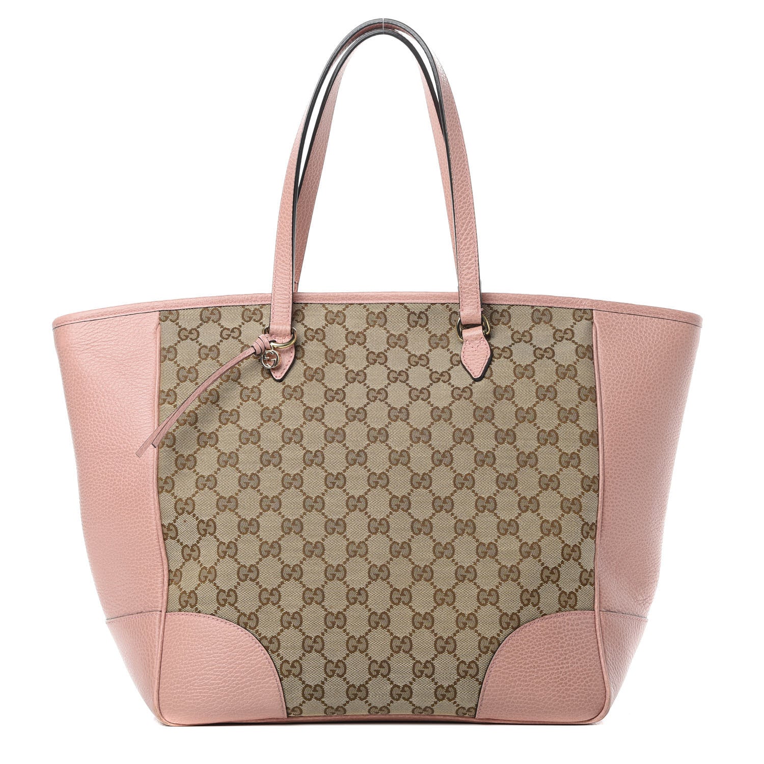 Gucci Monogram Bree Zippered Tote Beige Soft Pink 1 of 12