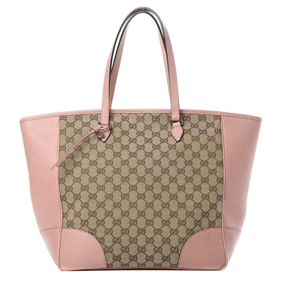 Gucci Monogram Bree Zippered Tote Beige Soft Pink 1 of 12