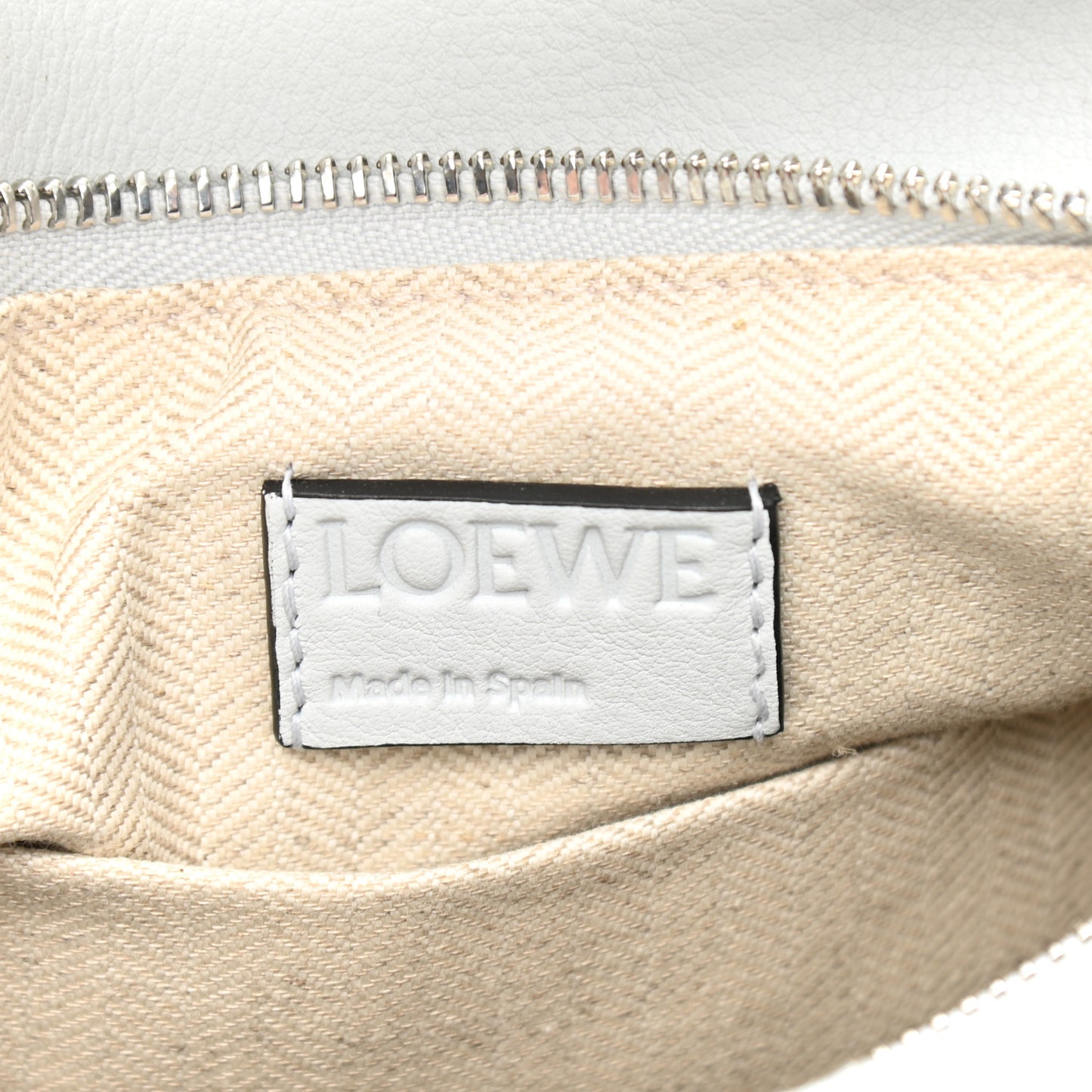 Calfskin Small Puzzle Bag Kaolin